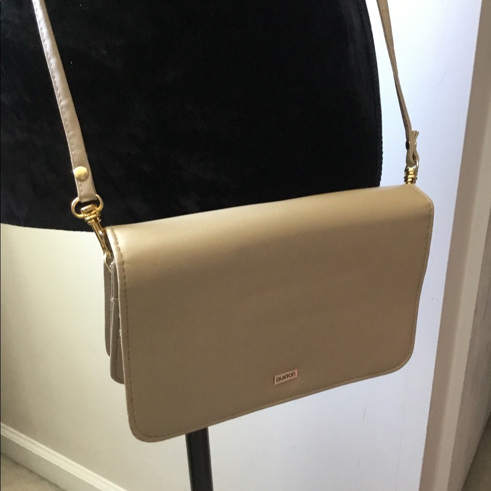 BUXTON Mini Crossbody Bag Tan Beige